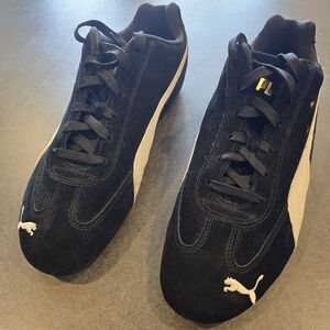 Puma SpeedcayOG Men's 11.5 Black and White Sneakers